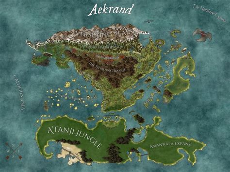 Remade the campaign map I am running in Wonderdraft (WIP, but finished ...