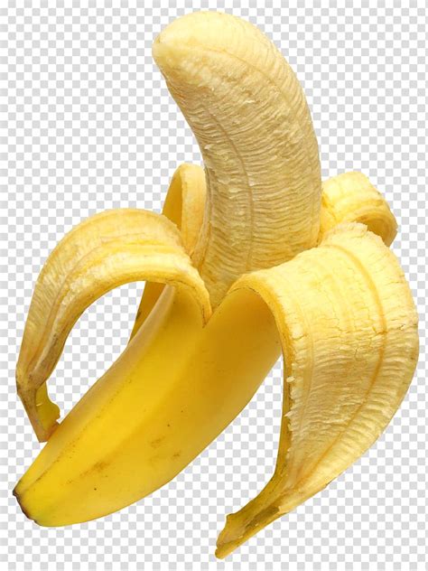 Peeled Banana Transparent Background