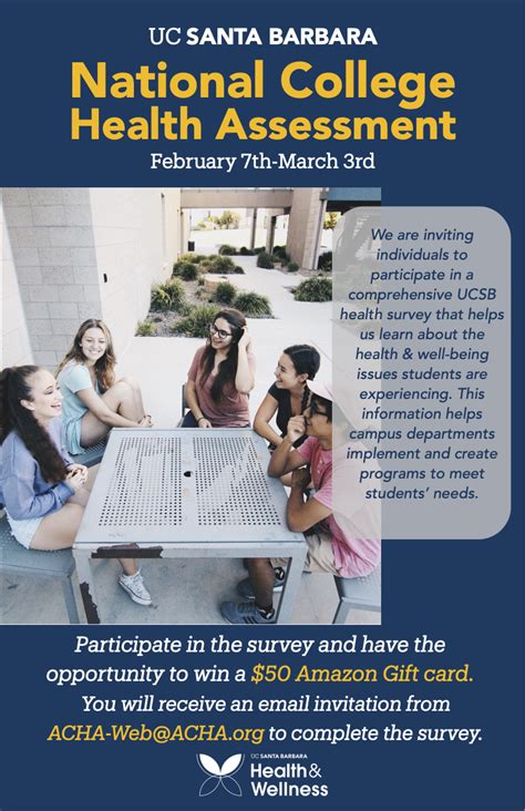 National College Health Assessment Survey Is Now Open Survey Closes