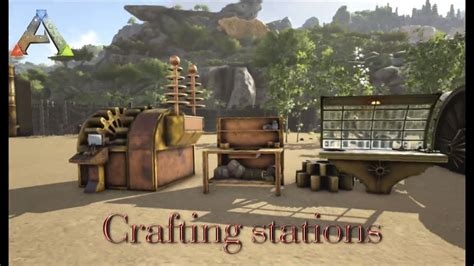 ARK Steampunk Mod All Crafting Stations Explained Tutorial YouTube