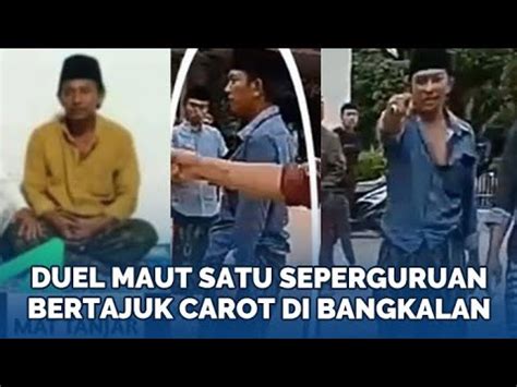 Sosok Mat Tanjar Korban Hasan Pelaku Carok Disebut Pendekar Hingga