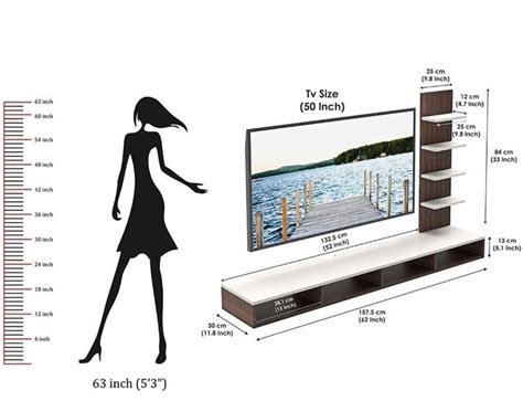 Engineered Wood Wall Mount Tv Unittv Standwall Set Top Box Standtv Cabinettv Entertainment