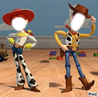 Woody & Jessie Toy Story Fotomontagem | Pixiz