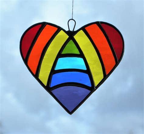 Heart Stained Glass Window