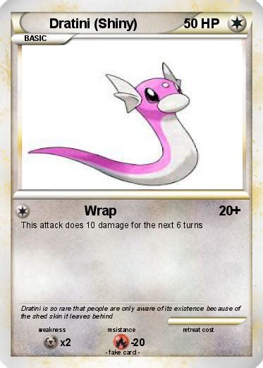 Pokémon Dratini Shiny 1 1 - Wrap - My Pokemon Card