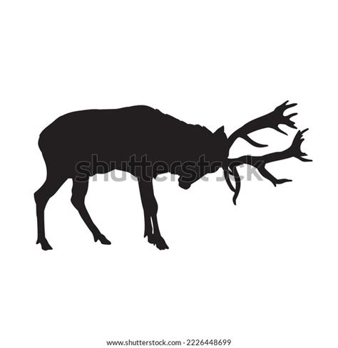 Deer Bucks Stag Vector Silhouette Stock Vector Royalty Free 2226448699 Shutterstock