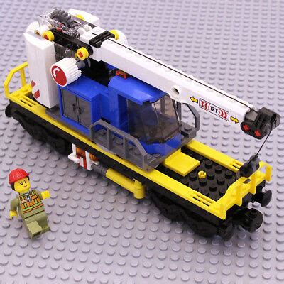 Lego Train City Cargo Freight Crane Wagon Trailer Railway from 60198 ...