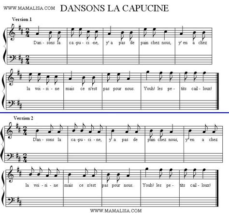 Dansons La Capucine Chansons Enfantines Fran Aises France Mama