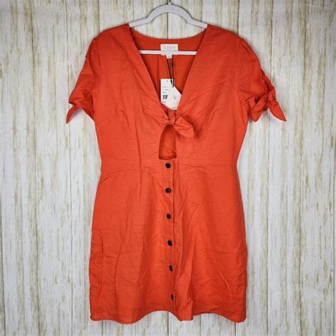 Lost Wander Dresses Nwt Lost Wander Papaya Mini Dress Poshmark