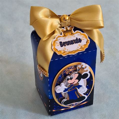 Caixa Milk Mickey Realeza Elo7 Produtos Especiais