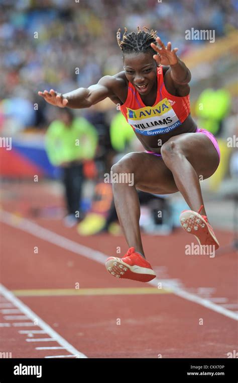 26th Aug 2012 Birmingham England Womens Triple Jump Final Williams