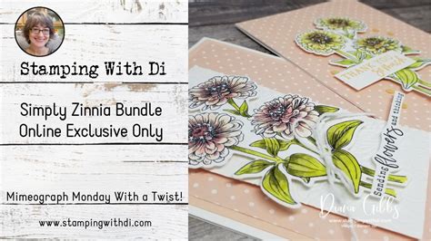 Simply Zinnia Bundle Mimeograph Monday With A Twist YouTube