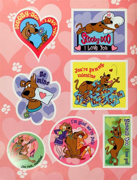 Valentines Day Cards From The Book Scooby Doo And The Secret Admirer