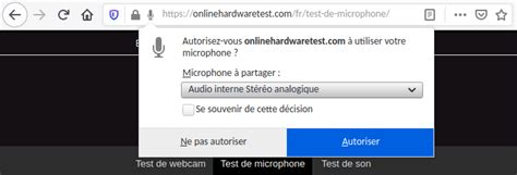 Gérer les permissions de caméra et microphone dans Firefox Assistance