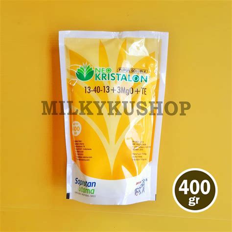 Jual PUPUK NEO KRISTALON KUNING 400 GRAM KEMASAN PABRIK PAK TANI