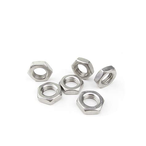 Stainless Steel Customized Thin Nut Insert Din Chamfered Hex