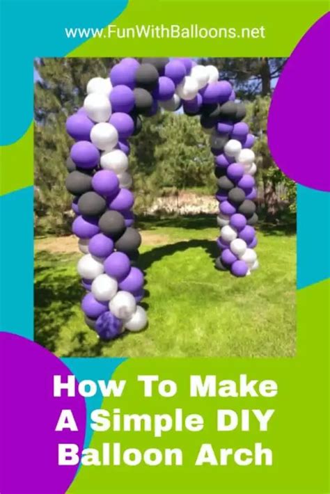 How to make a simple diy balloon arch – Artofit