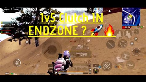 1v5 Clutch IN ENDZONE SOLO 7 KILLS 15 KILLS WWCD IPHONE 13