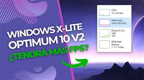 Windows X Lite Optimum 10 V2 MEJOR SISTEMA LITEADO ElGFAS YouTube