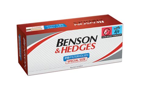 BENSON u HEDGES Special Size Zigarettenhülsen Online Kaufen Für nur