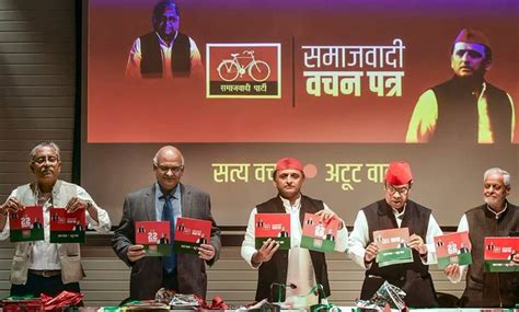 Samajwadi Party releases manifesto, promises caste census by 2025