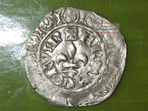 France Silver Gros Au Lys Philippe Vi Valois 1342 Bc 2. 50 G. Hundred ...