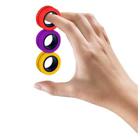 3 Pack Magnetische Ring Fidget Spinner Anti Stress Hand Draaier