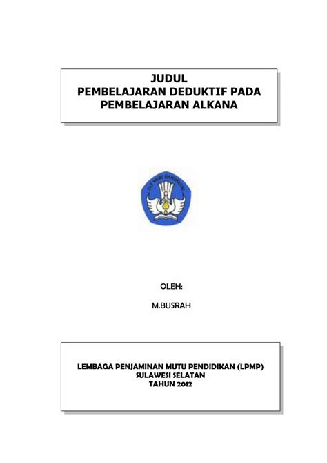 Pdf Judul Pembelajaran Deduktif Pada Deduktif Pdf Induktif Dan