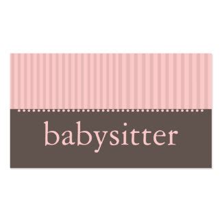 Babysitting Business Cards & Templates | Zazzle