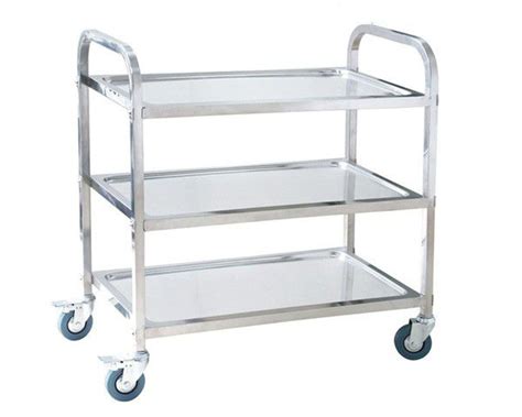 Trolley 3 Tier Stainless Steel 9t20030 Crockery Centre