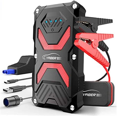 Yaber Jump Starter Car Battery Jump Starter Pack A Mah For