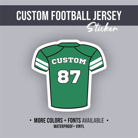 Custom Football Jersey Custom Football Jersey Football Jerseys Team ...