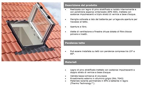 Finestra Per Linea Vita Velux Gxl S W Maffei Sistemi