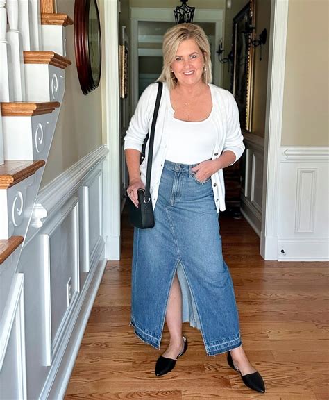 Denim Skirts For Women Over 50 How To Style