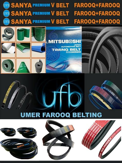 Umar Farooq Belting V Belt Timing Belt Auto Timing Belt