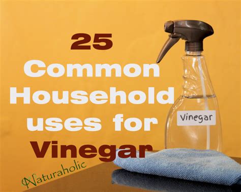 25 common household Uses for Vinegar- Some will shock you! – Naturaholic