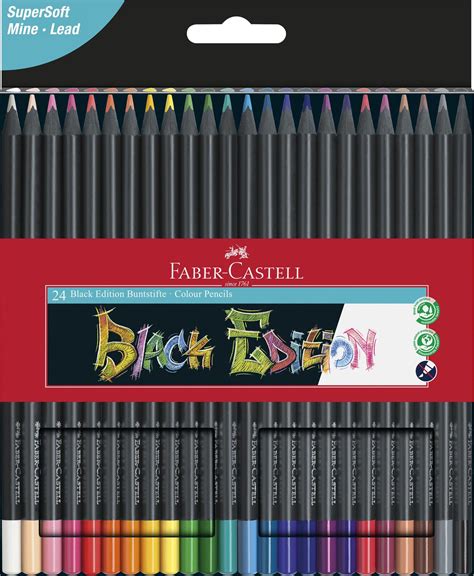 Faber Castell Buntstifte Black Edition Er Set Farbstifte