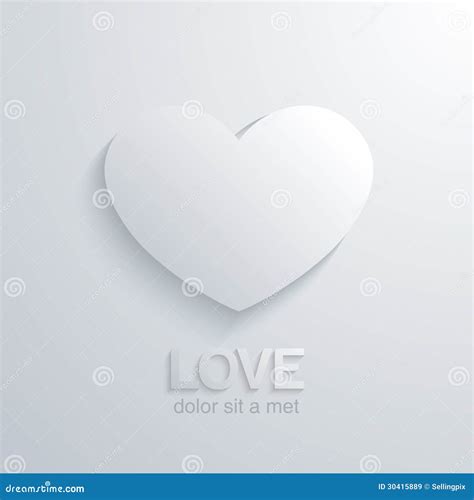 Heart Love Concept Wedding Card Design Template Stock Vector