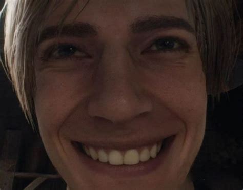 Leon Kennedy Smiling Into Your Soul Resident Evil Evil Meme Kennedy