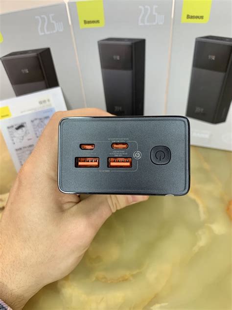 Baseus Power Bank 30000 mAh 22,5 W - Black Павер банк Базеус повербанк ...