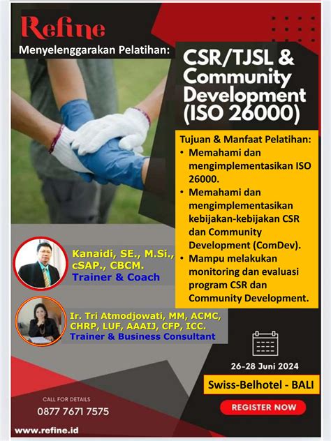 Workshop Csr Community Development Iso Di Bali Juni