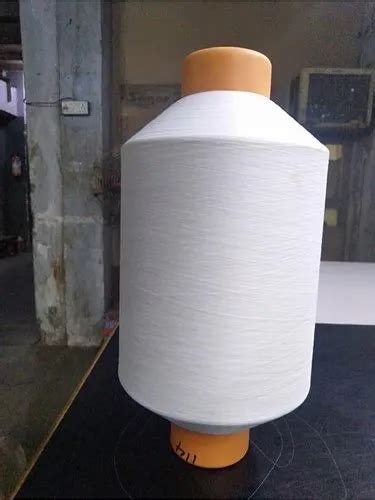 Plain 30 Polyester Semi Dull White Kota For Weaving At Rs 210 Kg In Surat