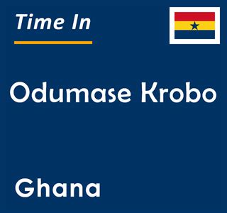 Current Local Time In Odumase Krobo Ghana