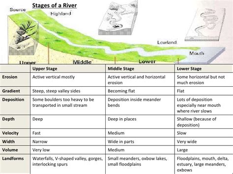 River Stages Diagram