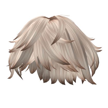 Short Wavy Messy Platnium Blonde Hair W Mullet S Code Price Rblxtrade