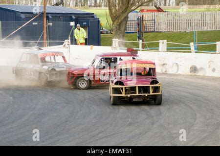 mini stock car cars minis grass track racing stockcar stockcars race Stock Photo, Royalty Free ...