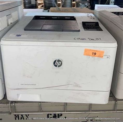 HP COLOR LASERJET PRO M454DN PRINTER - Bentley & Associates, LLC