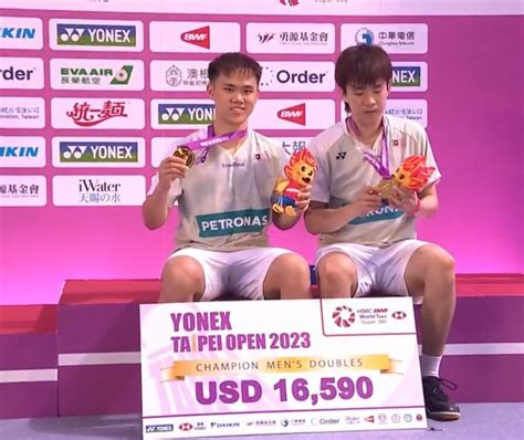 Wei Chong Kai Wun Pertahan Gelaran Juara Di Terbuka Taiwan