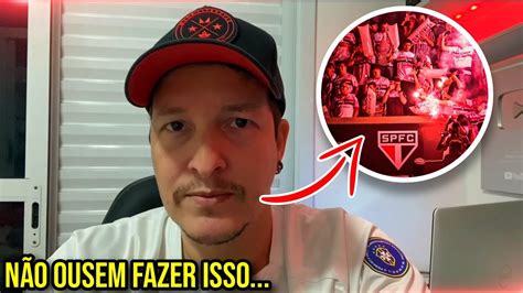 PERIGO A torcida do SPFC não pode cair na YouTube