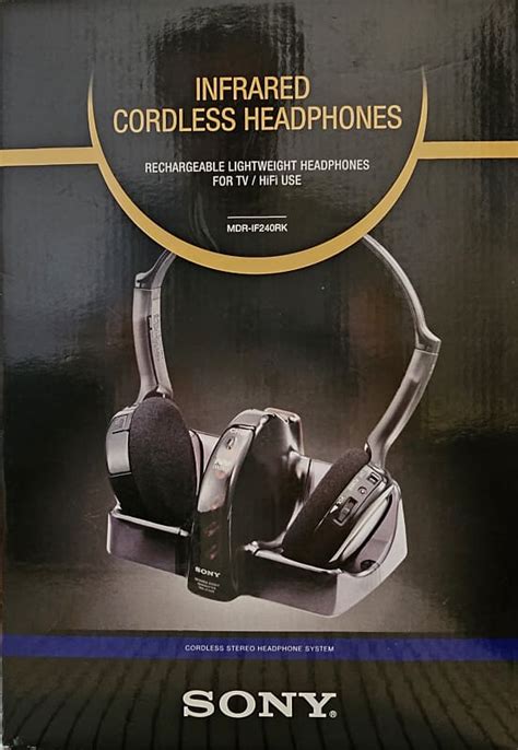 Sony Mdr If Rk Cordless Stereo Headphones System Reverb